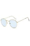 Hilloly Des Lunettes Soleil Lunettes Rétro Lunettes Style Rue Lentille Plate Ronde Lunettes Soleil Femme Lunettes Soleil Rond