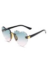XIUNIA Rétro Mignon Pour Enfants Lunettes En Forme de Coeur Solaire Polarisées Lunettes de Soleil Pour Enfants Approprié pour