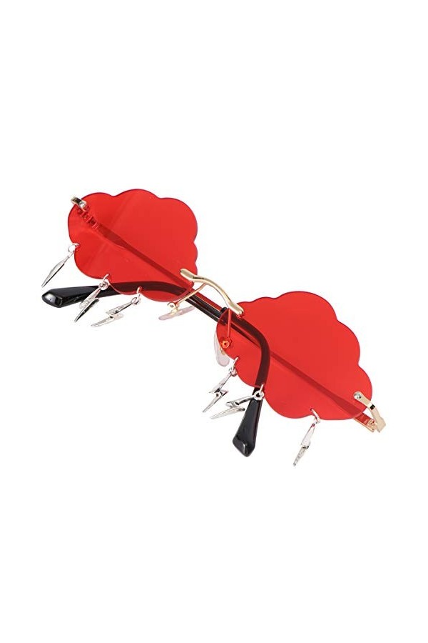 Amosfun Lunettes de soleil sans bords - Protection UV - Avec forme de nuage et flash - Pour femme - Pour lextérieur et la pl