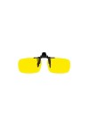 ZYElroy Hommes Femmes jour Nuit en métal Clip-on polarisants Lunettes objectif à court vue Protection UV Lunettes de soleil F