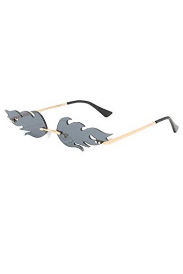 Legou UV400 Lunettes de soleil humoristiques personnalisées pour femme - Bleu - Taille unique