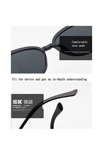 YIWAWQIAN Polarisées Les Des Lunettes De Soleil Femme Hommes Vintage Unisexe Protection