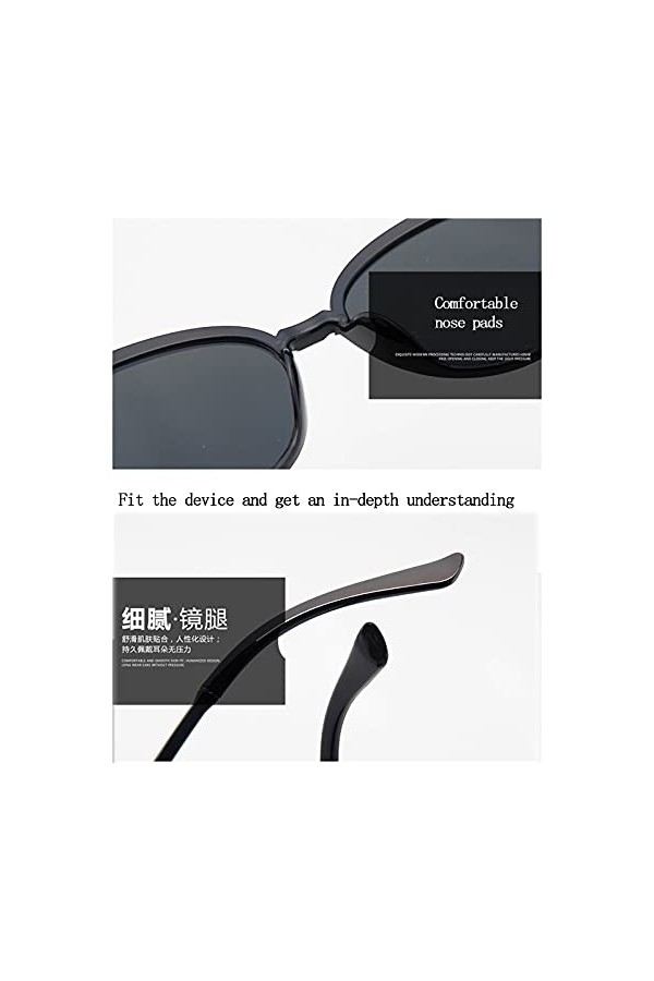 YIWAWQIAN Polarisées Les Des Lunettes De Soleil Femme Hommes Vintage Unisexe Protection