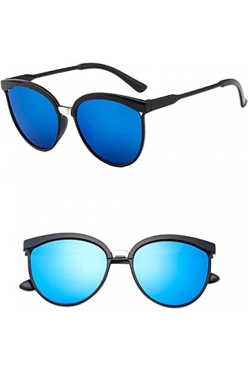 YIWAWQIAN Lunettes de Soleil Polarisées Hommes Femmes Lunette de Conduite en Plastique Surdimensionnées