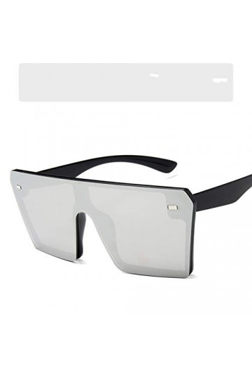 YIERJIU Lunettes Surdimensionné Lunettes De Soleil Carrées Femmes Marque Designer De Mode Plat Top Gradient Lunettes de Solei