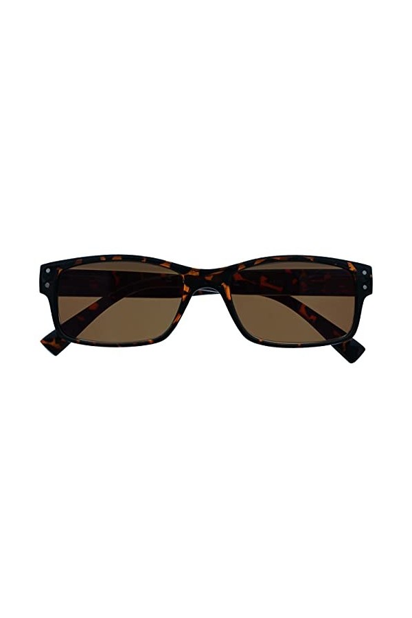 UV Reader Marron Écaille Lecteurs Soleil Lunettes De Lecture UV400 Hommes Femmes UVSR012 +3,50