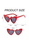 AWAVM Lunettes de soleil Vintage Love Heart des années 70,lunette coeur, pour femmes hommes enfants en forme de coeur fantais