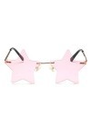 Lunettes de Soleil étoile de fête Fantaisie, Cadeau danniversaire intéressant Lunettes de Soleil de fête Funky avec Cadre do