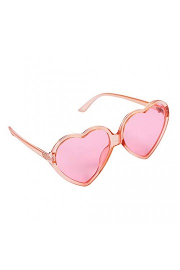 Mohsin Lunettes de soleil rétro surdimensionnées en forme de cœur des années 90 pour femmes et filles rose 