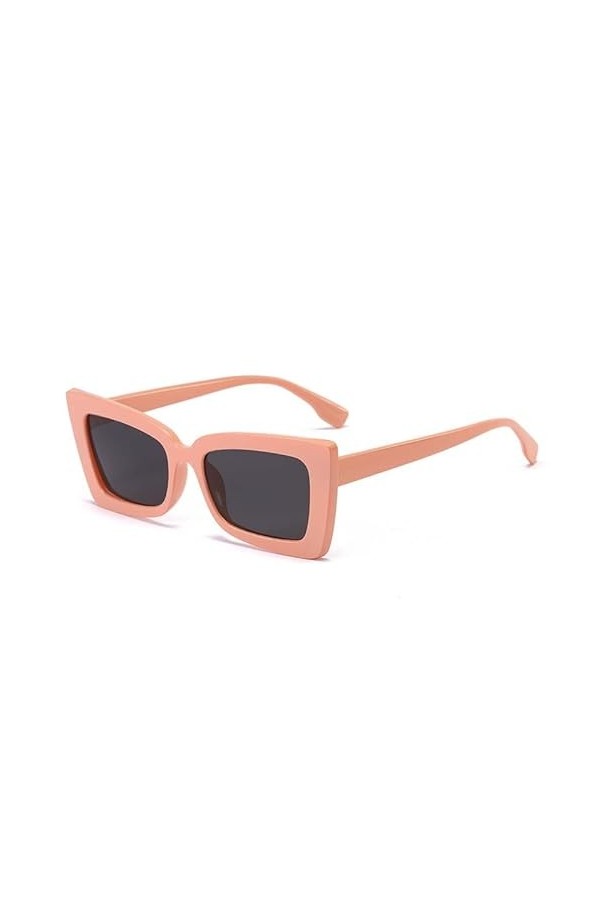 Lunettes de soleil vintage pour femmes Mode surdimensionnée Classique Lunettes de soleil miroir sans cadre Lunettes amusantes