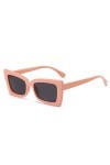 Lunettes de soleil vintage pour femmes Mode surdimensionnée Classique Lunettes de soleil miroir sans cadre Lunettes amusantes