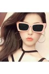 Lunettes de soleil vintage pour femmes Mode surdimensionnée Classique Lunettes de soleil miroir sans cadre Lunettes amusantes