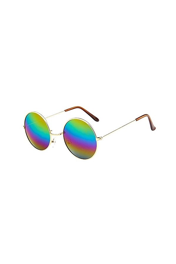 Dorjuli Lunettes de soleil pour femme - Mode surdimensionnée - Lunettes de soleil rondes - Lunettes de soleil UV - Été - Lune