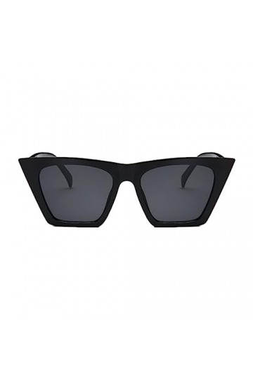 vreplrse Lunettes de soleil carrées translucides femme lunettes de soleil lunettes Vintage résistance chocs exquise lunettes 