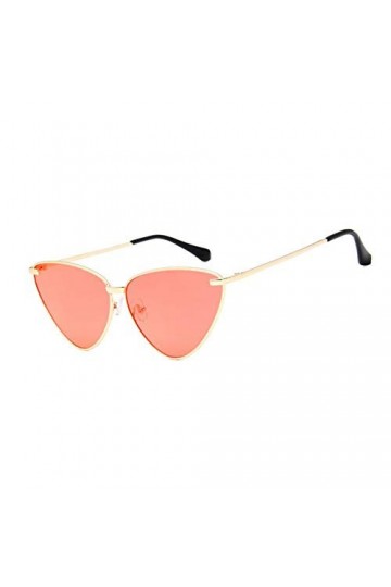 YIERJIU Lunettes New Sexy Lady Retro Cat Eye Lunettes de Soleil Femmes Vintage Metal Frame Clear Lentilles Lunettes de Soleil