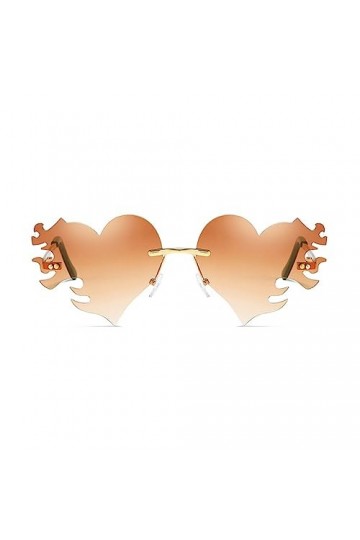 kawehiop Lunettes de soleil coeur damour à la mode pour femmes et hommes Lunettes de soleil Hommes Lunettes de soleil PC Fem