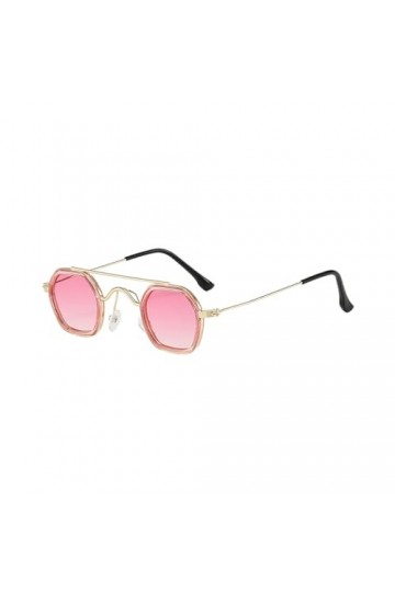 kawehiop Petites lunettes de soleil Steampunk rondes élégantes avec Protection PC hommes femmes rétro métal Steam Punk lunett