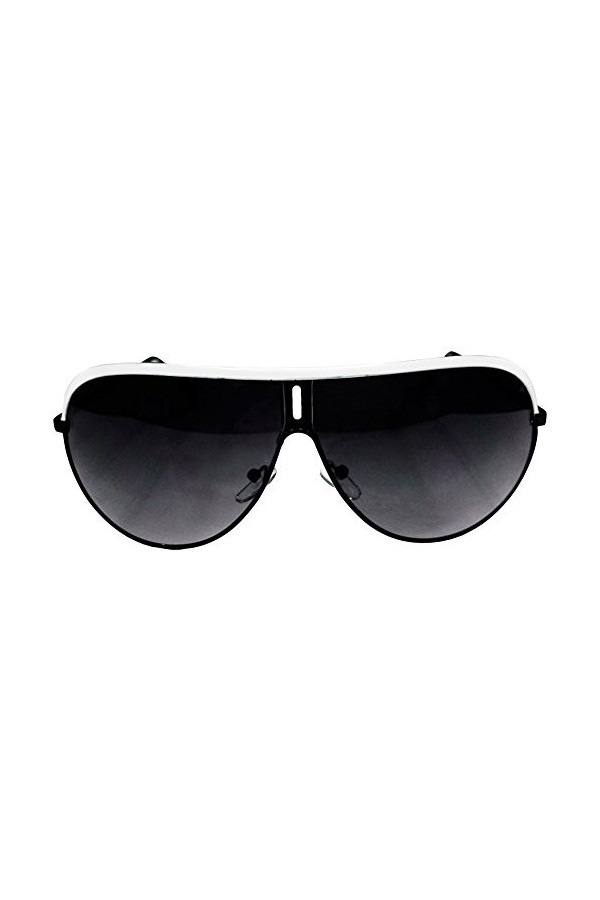 Scarface Tony Montana Black Gradiant Lunettes de soleil, blanc/noir, taille unique