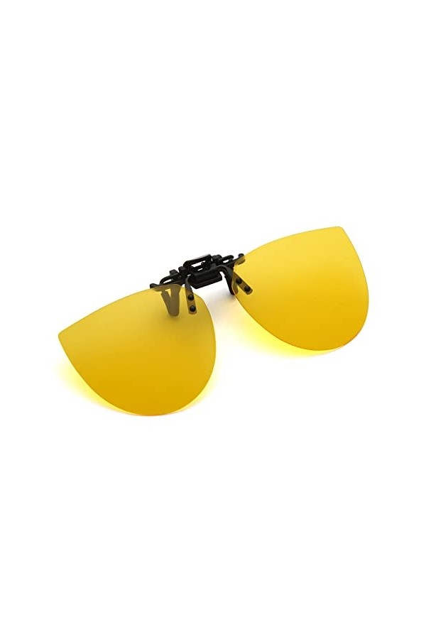 YAMEIZE Lunettes de Soleil Polarisées Mode Clip - pour Femmes Hommes Lunettes à la Mode Protection UV Lunettes de Conduite en