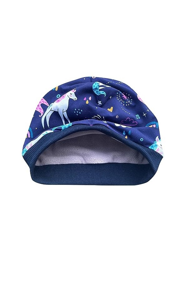 Wollhuhn 20220606 Bonnet dhiver chaud et douillet avec doublure en polaire Différents motifs en tissus écologiques, biologi