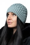 YV Bonnet unisexe 100 % laine mérinos doux et chaud pour lhiver. - Bleu - Taille Unique