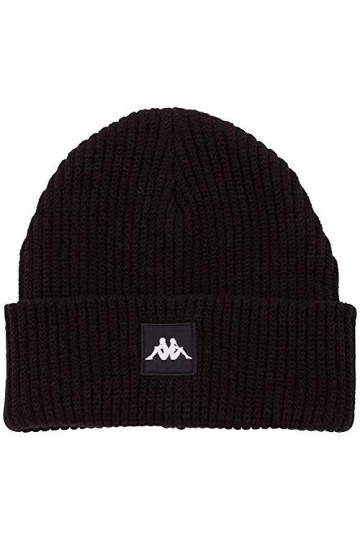 Kappa Beannie Unisex, Black, One Size