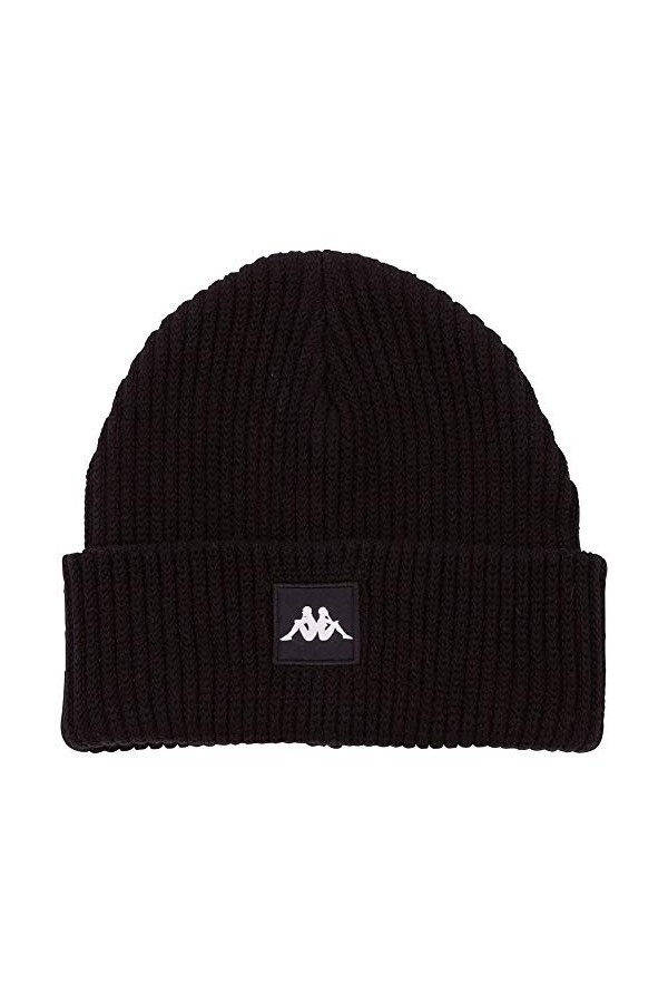 Kappa Beannie Unisex, Black, One Size