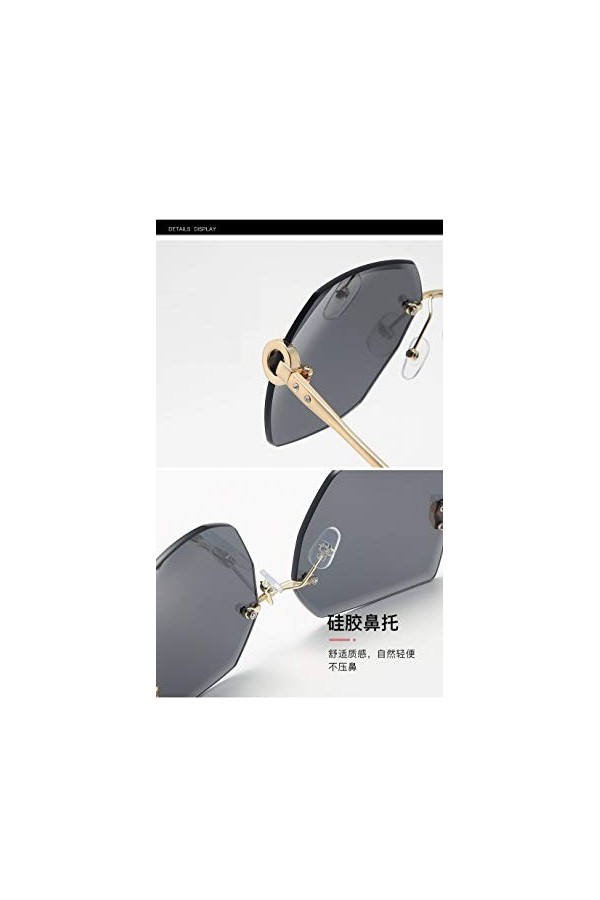 YIERJIU Lunettes Nouveau Cristal Femmes Lunettes De Soleil Marque Designer Élégant Femmes Conduite Lunettes De Soleil Femme G