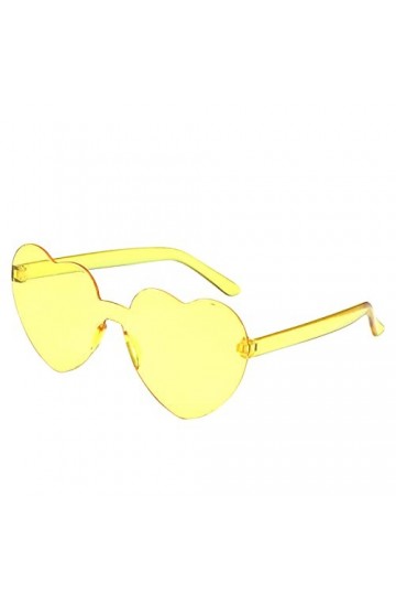 Lunettes de soleil vintage pour femme - Mode surdimensionnée - Lunettes de soleil sans bordure - Lunettes de soleil amusantes