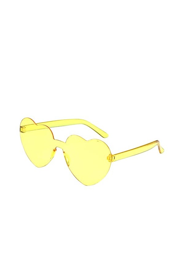 Lunettes de soleil vintage pour femme - Mode surdimensionnée - Lunettes de soleil sans bordure - Lunettes de soleil amusantes