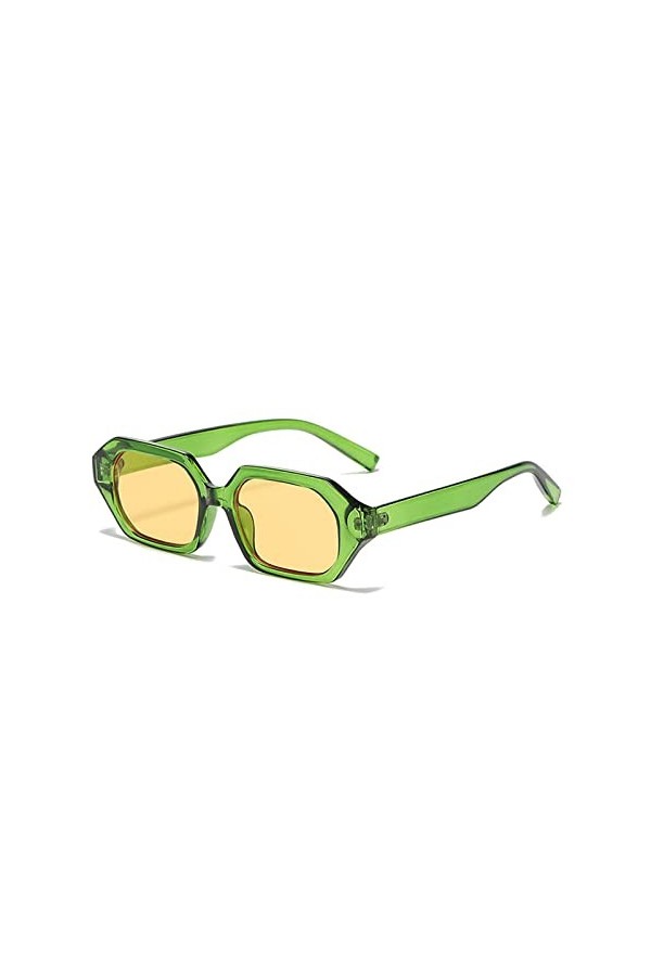 Dorjuli Y2K Punk Lunettes de soleil tendance surdimensionnées classiques avec miroir Lunettes de soleil rondes Lunettes de so