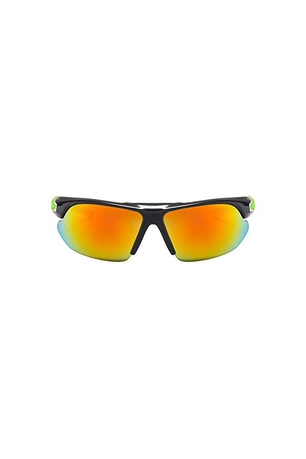 aaSccex Demi-cadre équitation course lunettes de soleil coupe-vent extérieur soleil ombrage lunettes de sport pour hommes et 