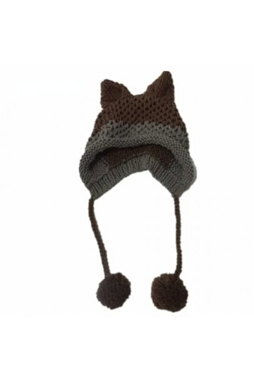 Bonnets mignons pour femmes, bonnet vintage pour femmes, chapeau renard, accessoires grunge, bonnets souples pour femmes, mar