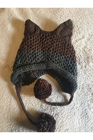 Bonnets mignons pour femmes, bonnet vintage pour femmes, chapeau renard, accessoires grunge, bonnets souples pour femmes, mar