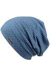 WEROR - Hommes et Femmes - Unisexe - Bonnet Beanie Slouch Jersey Bonnet Beanie Bonnet - WEROR-67.1 Bleu/Blanc, Taille Unique