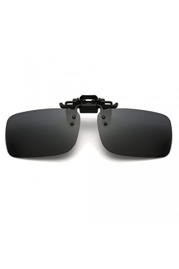 Long Keeper Clip Lunettes de Soleil Polarisées - Clip Solaire pour Lunettes de Vue, Sur Lunette de Soleil Polarisé Clipsable 