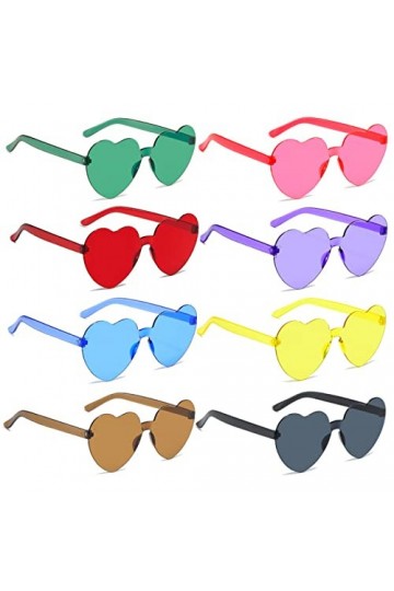 Lunettes de soleil en forme de cœur, lunettes de soleil, lunettes de soleil en forme de cœur, lunettes de soleil transparente