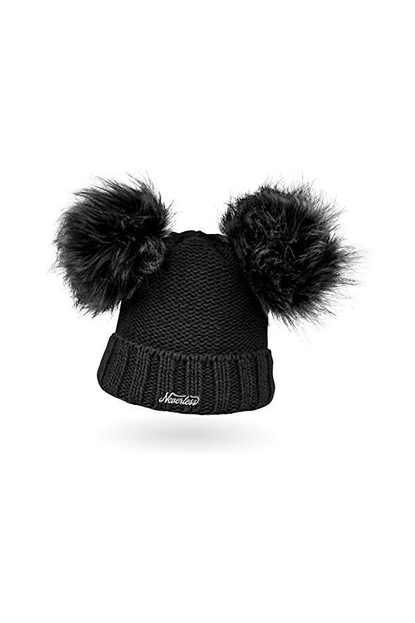 Neverless - Bonnet - Femme - Noir - Taille Unique