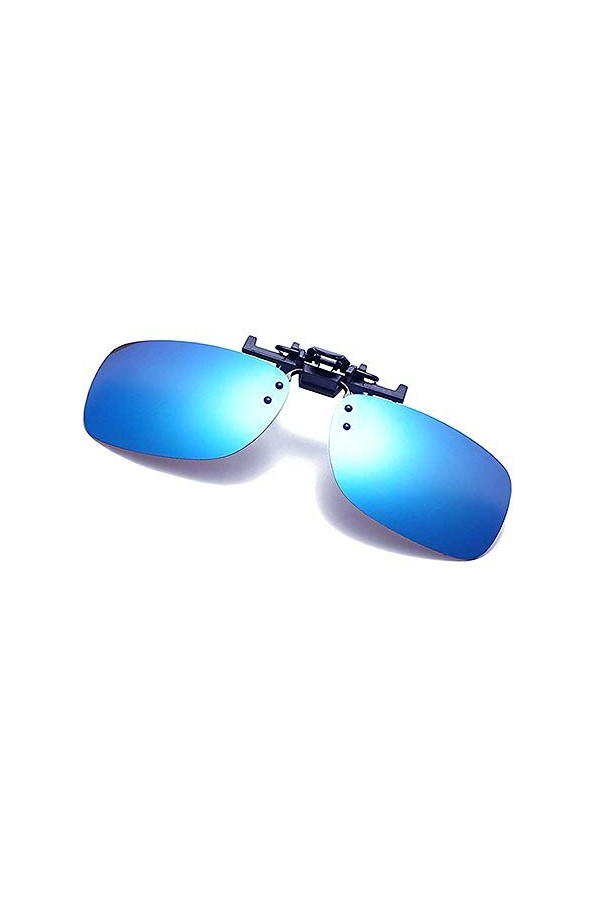 KoKoBin Lunettes de soleil polarisées avec clip anti-éblouissement - Pour homme et femme. - Bleu -