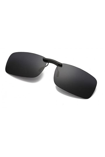 DAUCO lunettes de soleil polarisantes clipsables unisexes adaptées aux et à la vision nocturne pour lunettes de extérieure/co