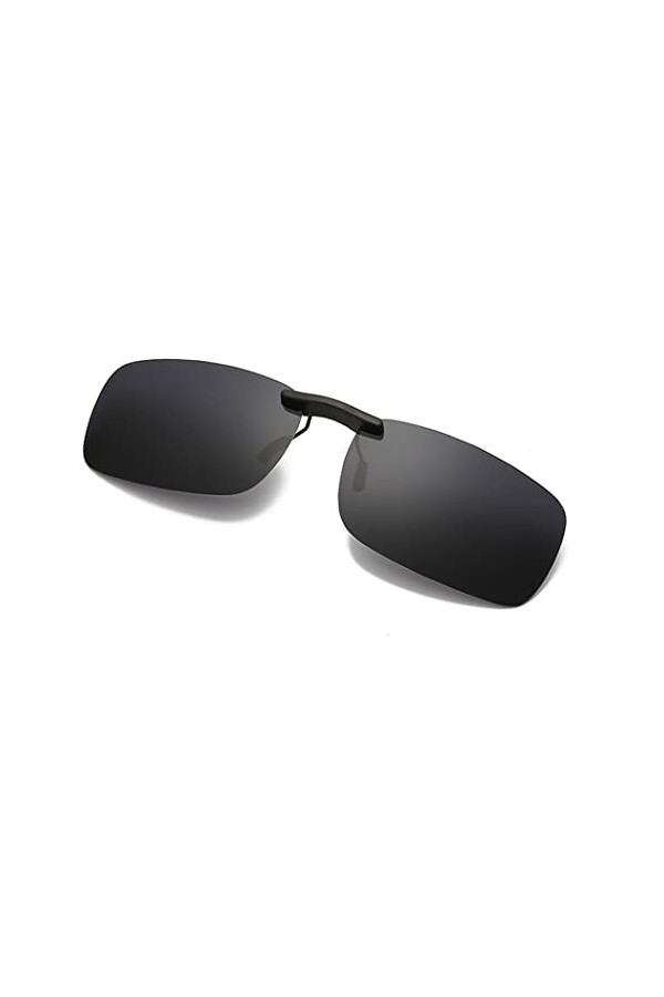 DAUCO lunettes de soleil polarisantes clipsables unisexes adaptées aux et à la vision nocturne pour lunettes de extérieure/co