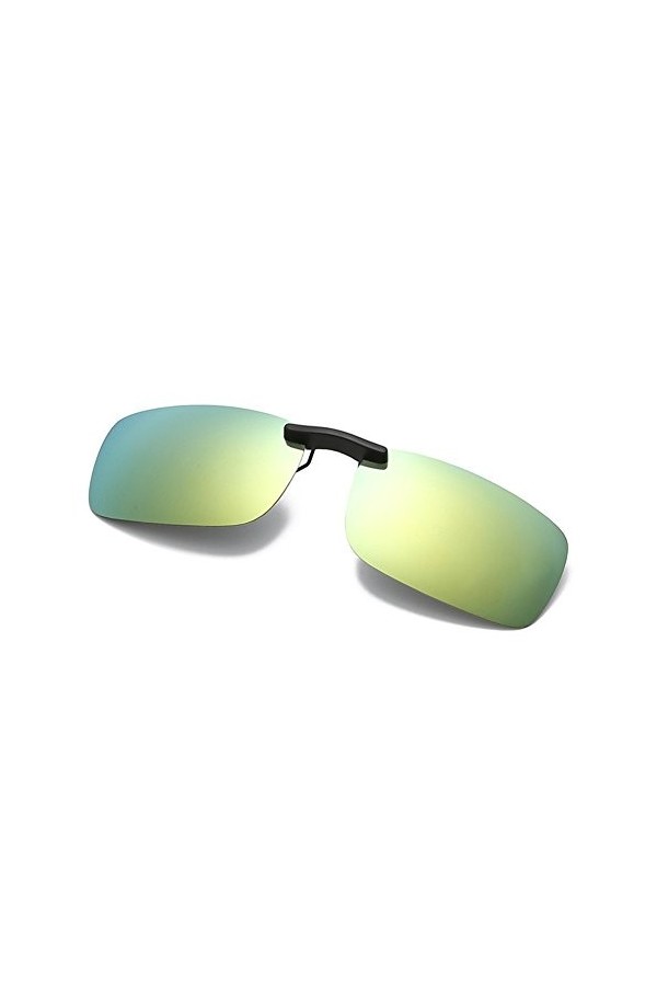 DAUCO lunettes de soleil polarisantes clipsables unisexes adaptées aux et à la vision nocturne pour lunettes de extérieure/co