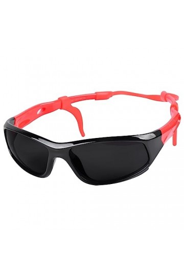 besbomig Lunettes de Soleil Polarisées pour Enfants Lunettes de Soleil Bébé Lunettes Soleil Garçon Fille Cadre Flexible Prote