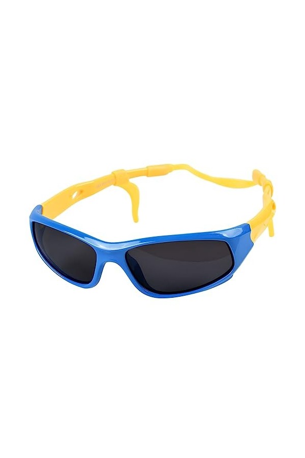 besbomig Lunettes de Soleil Polarisées pour Enfants Lunettes de Soleil Bébé Lunettes Soleil Garçon Fille Cadre Flexible Prote