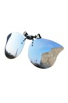 Clip Polarisé Lunettes de Soleil Sans Cadre Flip Up Lentille de Style pour Lunette de Vue de extérieure/conduite/pêche