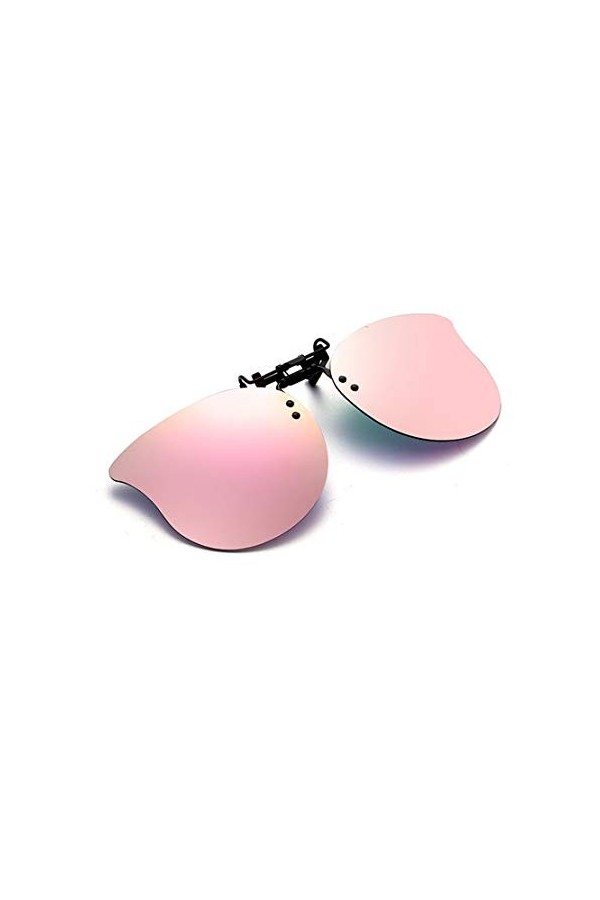 Clip Polarisé Lunettes de Soleil Sans Cadre Flip Up Lentille de Style pour Lunette de Vue de extérieure/conduite/pêche