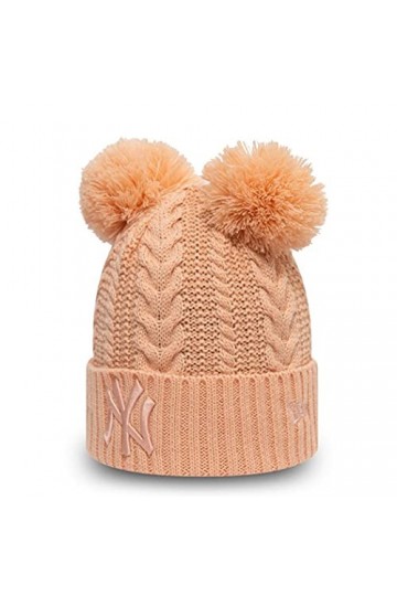 New Era Femme Bonnet dhiver Bobble Beanie - NY Yankees
