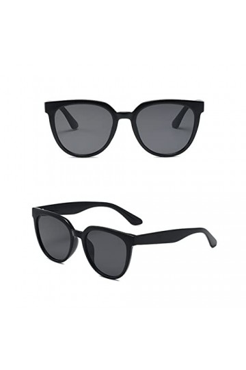 Dorjuli Lunettes de soleil polarisées rétro pour femme - Lunettes de soleil sans monture - Vision claire - Confortable - Haut