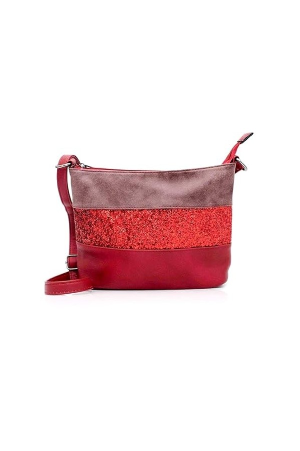 Gallantry - Sac Bandoulière Femme Paillettes Elégant - Sacoche Messenger Porté Epaule Tendance Multicolore Souple - Besace Sa