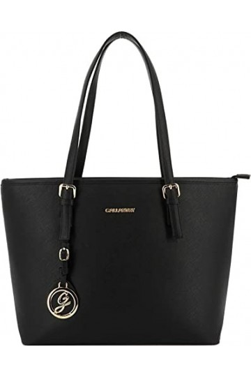 Gallantry - Sac de cours Cabas FEMININ Noir , Noir Simple, Taille unique